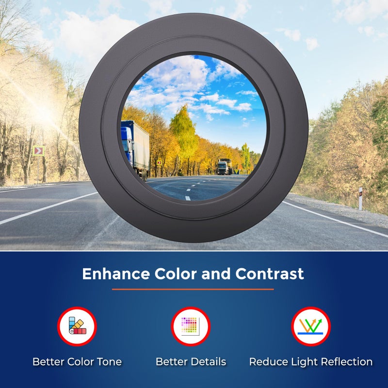 ROVE Ultimate CPL Filter, Anti-Glare Circular Polarizer Lens for ROVE R2-4K, R2-4K PRO, and R2-4K Dual Dash Cam Models - Image 3