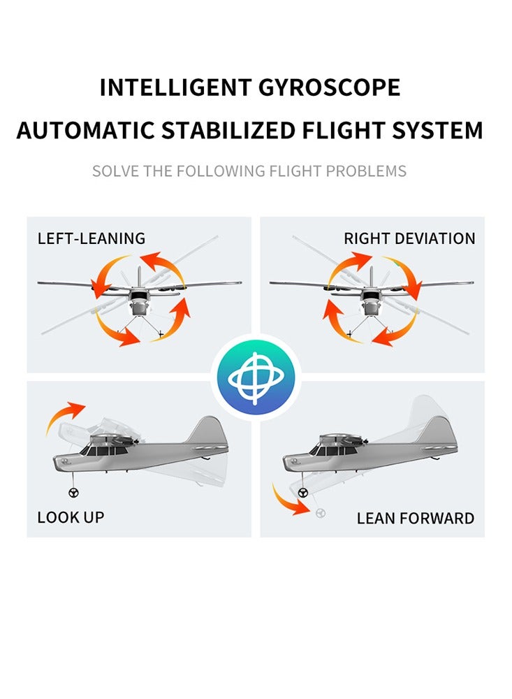 2.4G Remote Control Airplane With Light TY9 Fixed Wing RC Foam Glider Gifts Toys - Image 5
