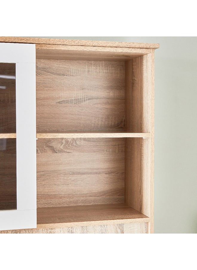 Home Box - Alford 3-Door Kitchen Cabinet with Drawer and Hutch 120 x 185.9 x 40 cm - Image 1