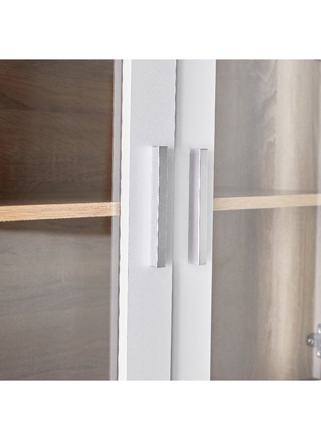 Home Box - Alford 3-Door Kitchen Cabinet with Drawer and Hutch 120 x 185.9 x 40 cm - Image 1