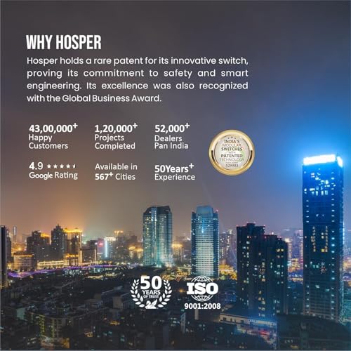 Hosper Wireless Doorbell | No Wi-Fi Required Remote Door Bell with 38 Multiple Ringtones & Adjustable Volume | Cordless Calling Bell for Home, Office, Elder Assistance – White Wood Finish - Image 5