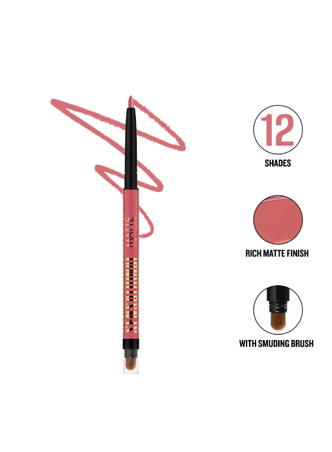 فور إيفر52 Forever52 Sensational Matte Lip Liner with Smudging Brush