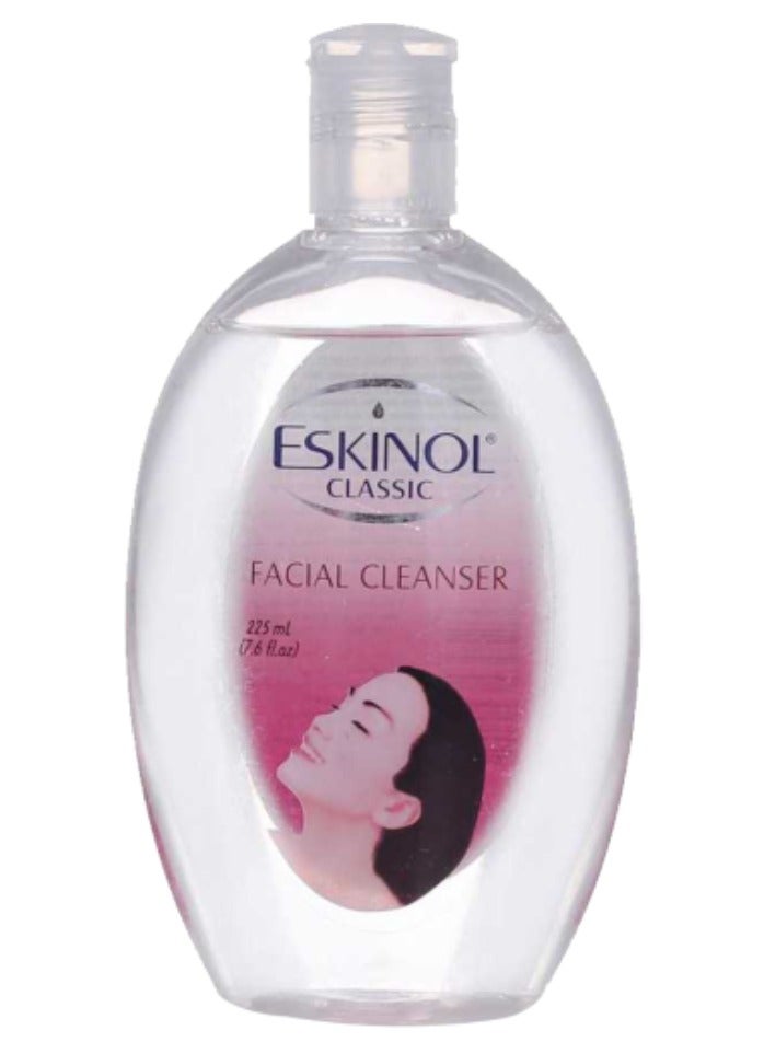 إسكينول غسول الوجه الكلاسيكي 2*225 مل وقطن طبيعي متعدد الاستخدامات - Image 2