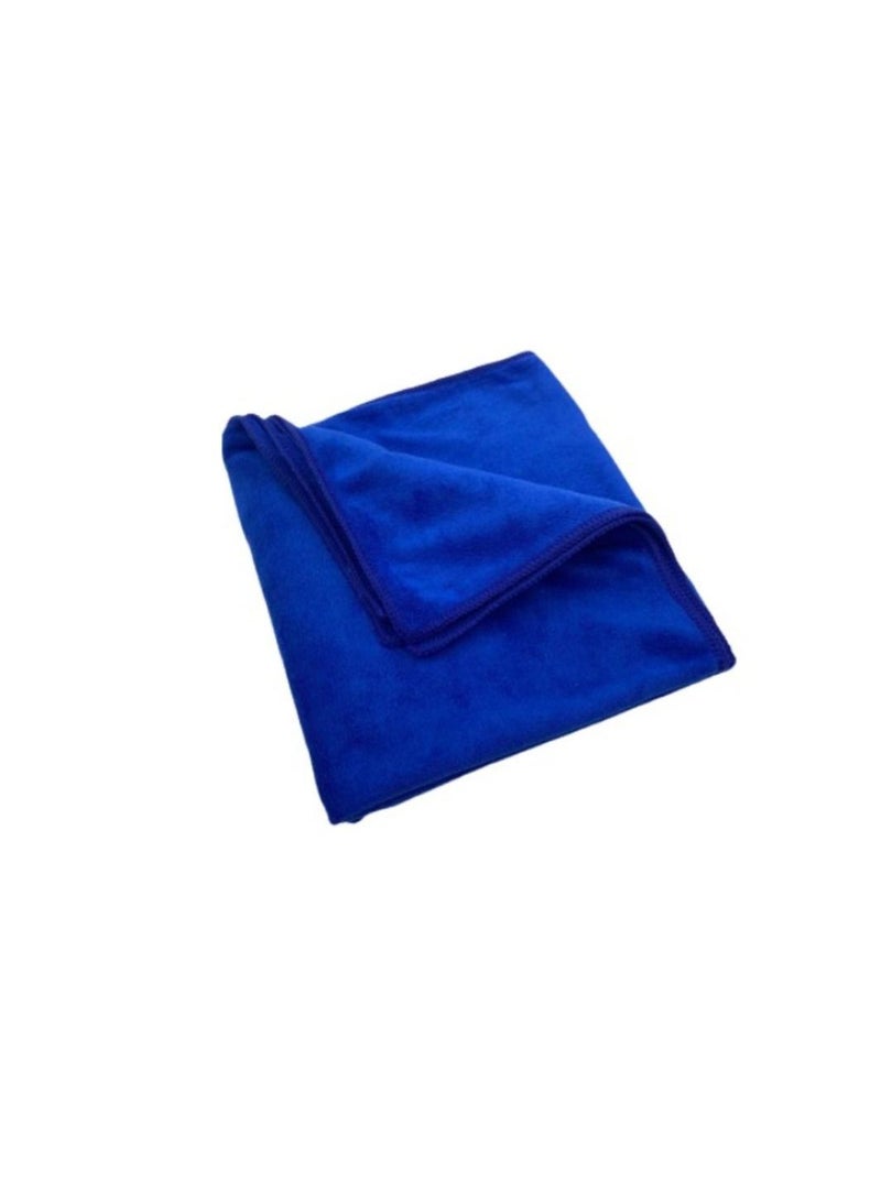 BYFT Spring (Royal Blue) Microfiber GymTowel (50 x 100 Cm-Set of 1 Pc) Highly absorbent and Quick Dry Bath linen-450 Gsm  - Image 3