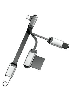 SYOSI 4-in-1 USB C Hub with SD TF Card Reader, Multiport Adapter for MacBook, Phone, Tablet and Type C Laptop  - Image 1