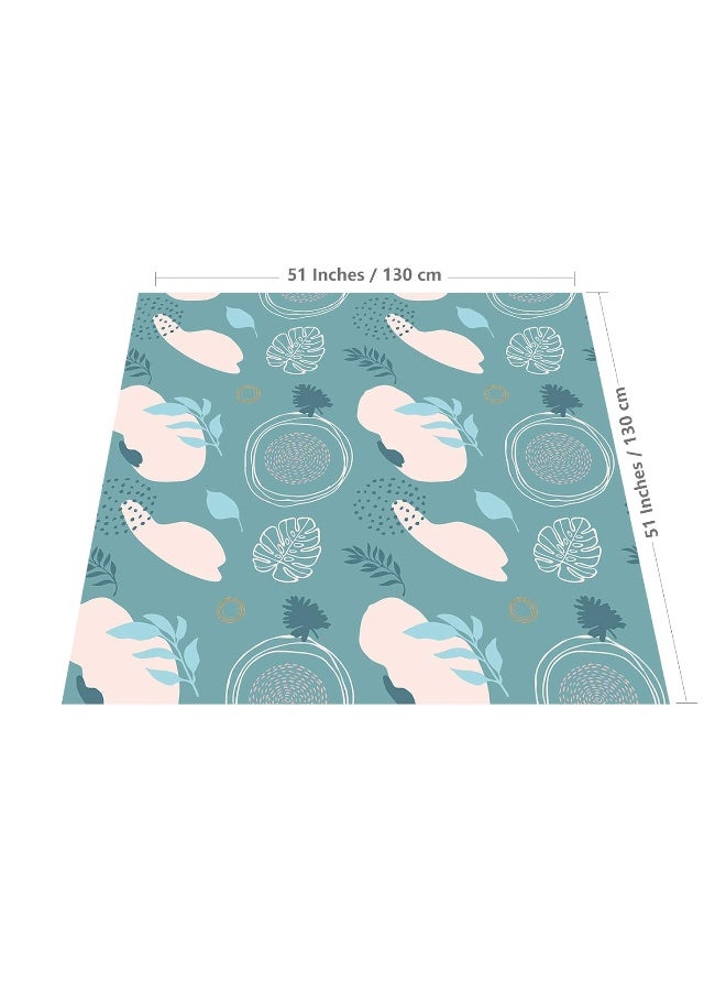 Womumon Splat Mat for Under High Chair/Arts/Crafts, WOMUMON Washable Spill Mat Waterproof Anti-Slip Floor Protector Splash Mat, Messy Mat and Table Cloth - Image 2