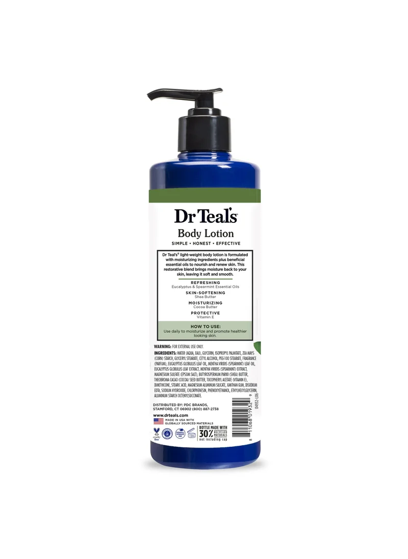 Dr Teal's Dr Teal's Body Lotion Eucalyptus & Spearmint 532 Ml