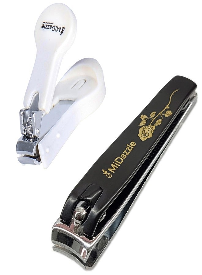 Omidazzle Midazzle Adult Nail Clipper/Cutter and Baby Nail Cutter Combo (Pack of 2 - NA17) - Image 1