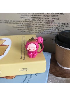 3D Fruit Bell Keychain Cute Students Accessory GiftThird generation three-dimensional fruit zaizai keychain [leg-hugging dragon fruit] Third generation three-dimensional fruit zaizai keychain [leg-hugging dragon fruit]