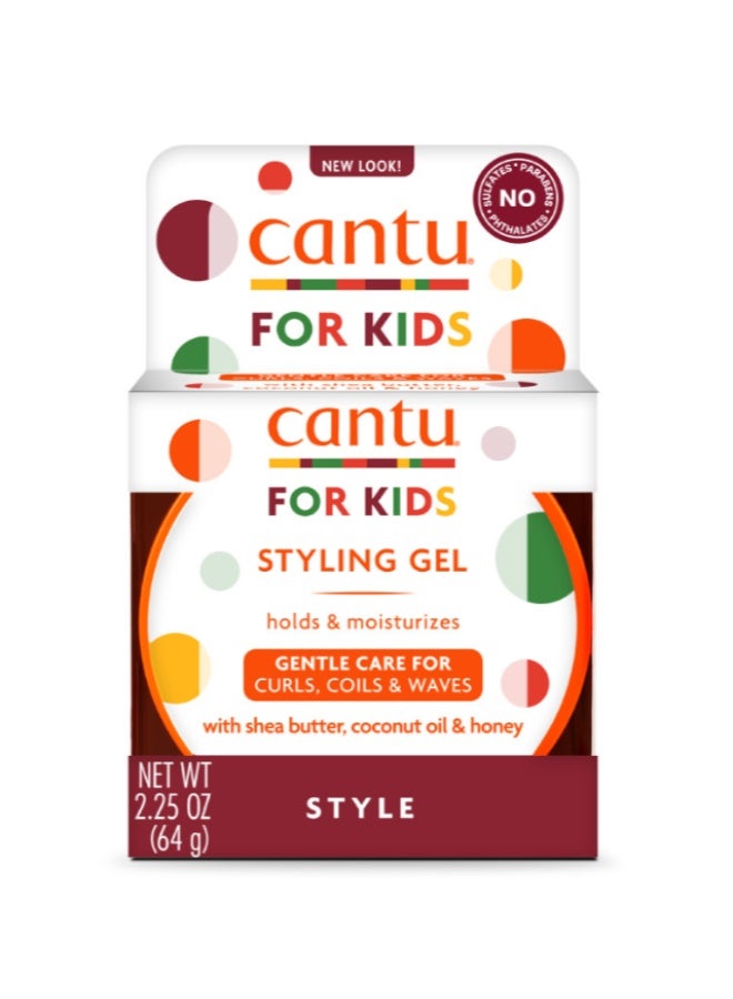 Cantu Kids Styling Gel 64 g – Gentle Hair Gel for Children - Image 1