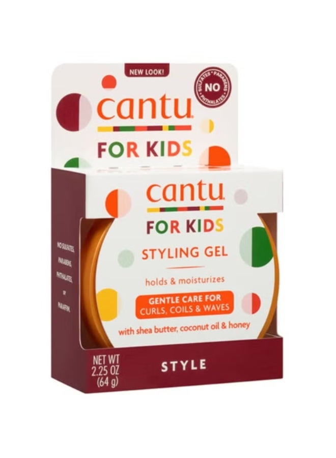 Cantu Kids Styling Gel 64 g – Gentle Hair Gel for Children - Image 4