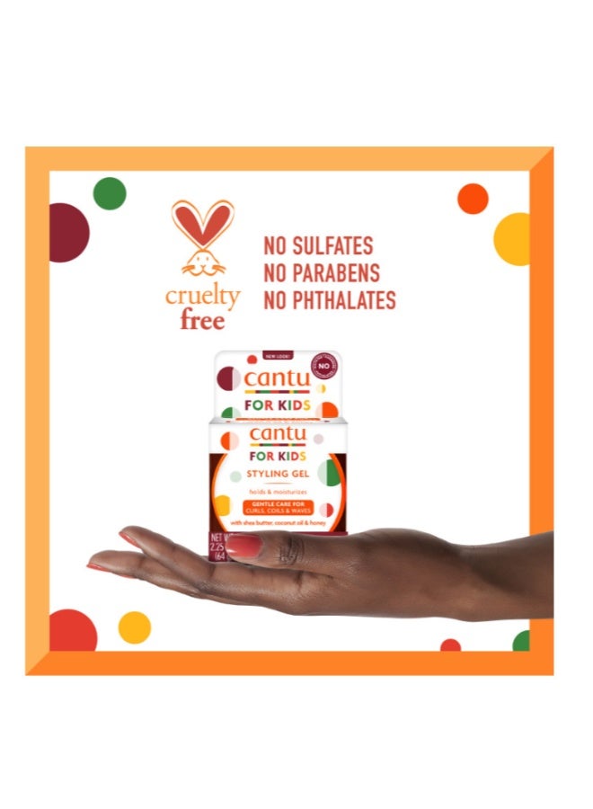 Cantu Kids Styling Gel 64 g – Gentle Hair Gel for Children - Image 3