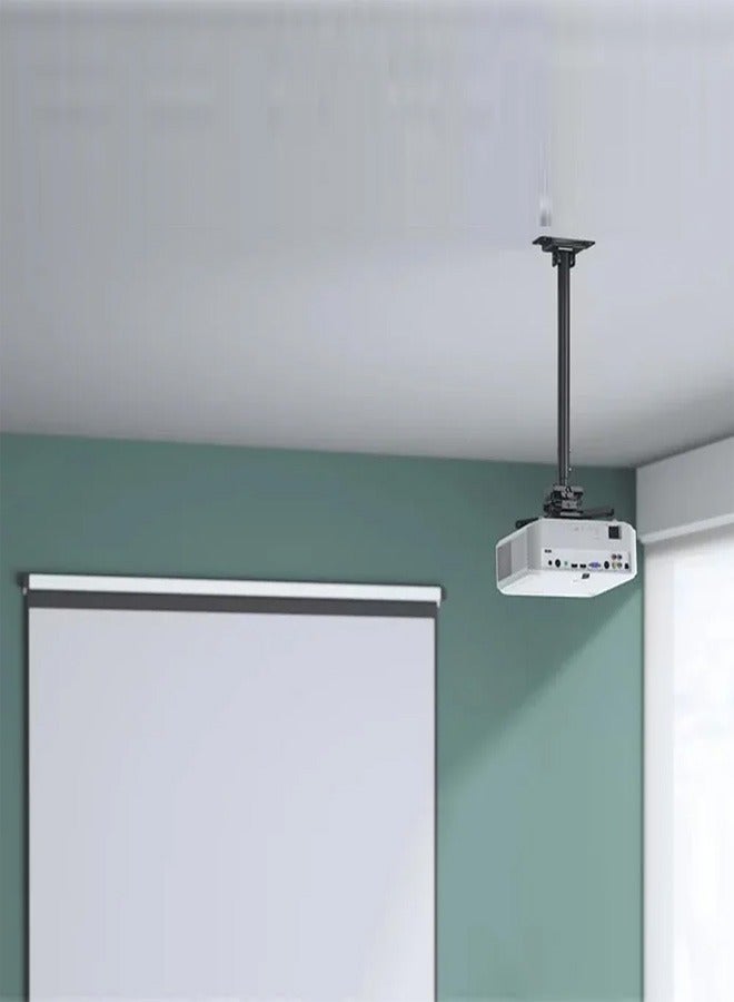 Skill Tech SH 08PB Heavy-Duty Projector Ceiling Mount for Pitched or Flat Ceiling, Profile 745–1145mm, 35kg Load Capacity – Black - Image 3