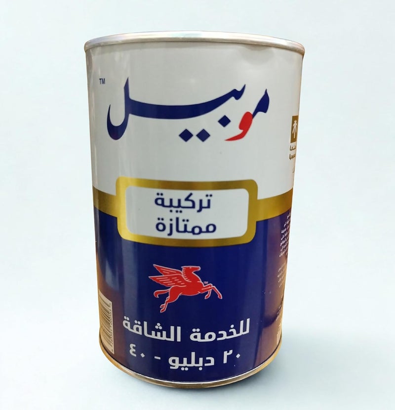 موبيل 20W40 زيت محرك بنزين، API SL، زيت معدني عالي الأداء، 1 لتر × 24 - Image 3