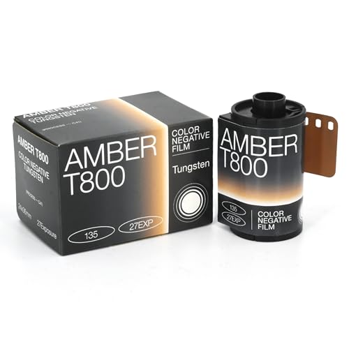 RETO Amber 800 35mm Color Negative Cine Film, 27 Exposures, ISO800, 135, Cinematic, Motion Picture Style - Image 1