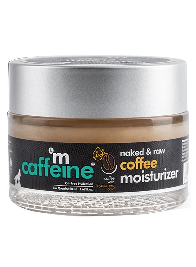 MCaffeine Naked And Raw Coffee Moisturizer 48Hour Face Cream Controls Excess Oil Gelbased Lotion Instant Moisture Hyaluronic Acid 1.69 Oz - Image 1
