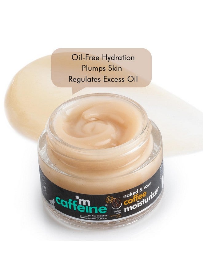 MCaffeine Naked And Raw Coffee Moisturizer 48Hour Face Cream Controls Excess Oil Gelbased Lotion Instant Moisture Hyaluronic Acid 1.69 Oz - Image 2