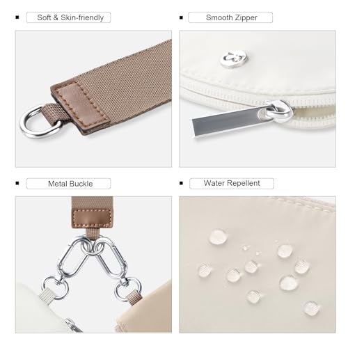 Babysun Mini Zip Around Dual Pouch Wristlet With 2 Straps Wristlet Keychain Wallet for Women Coin Purse Small Cute for Teen Girl - Image 5