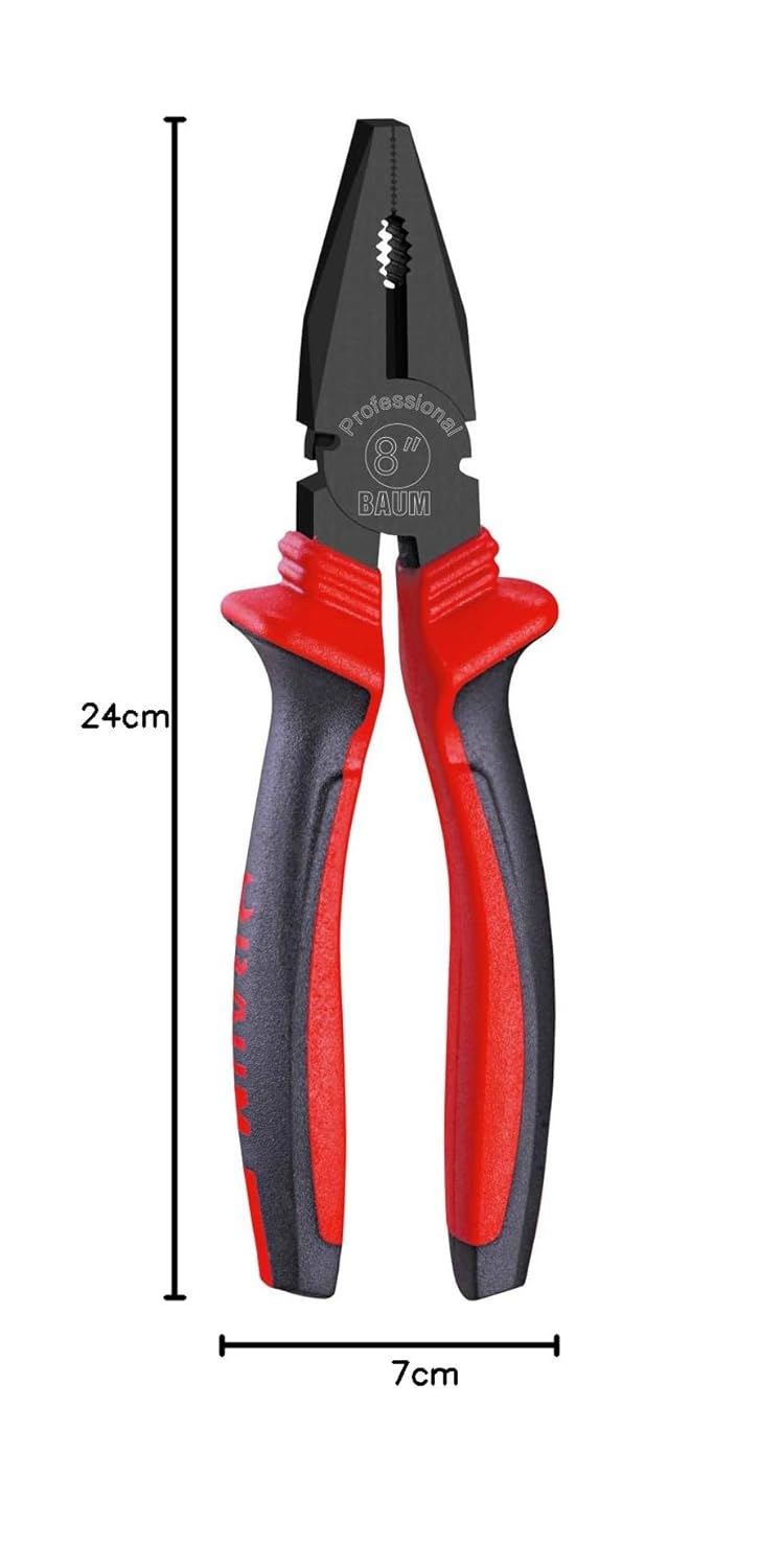 BAUM Tools Combination Stainless Steel Cutting Plier (8") - Image 4