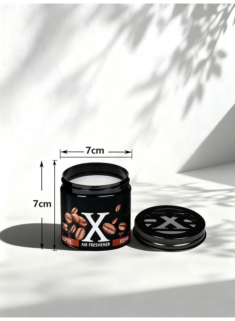 Car Air Freshener Solid Car Perfume Air Freshener, Long-lasting Diffuser, Car Aroma Diffuser, Scent Eliminator for Home Closets, Gyms, RVs,220g,Coffee - Image 5