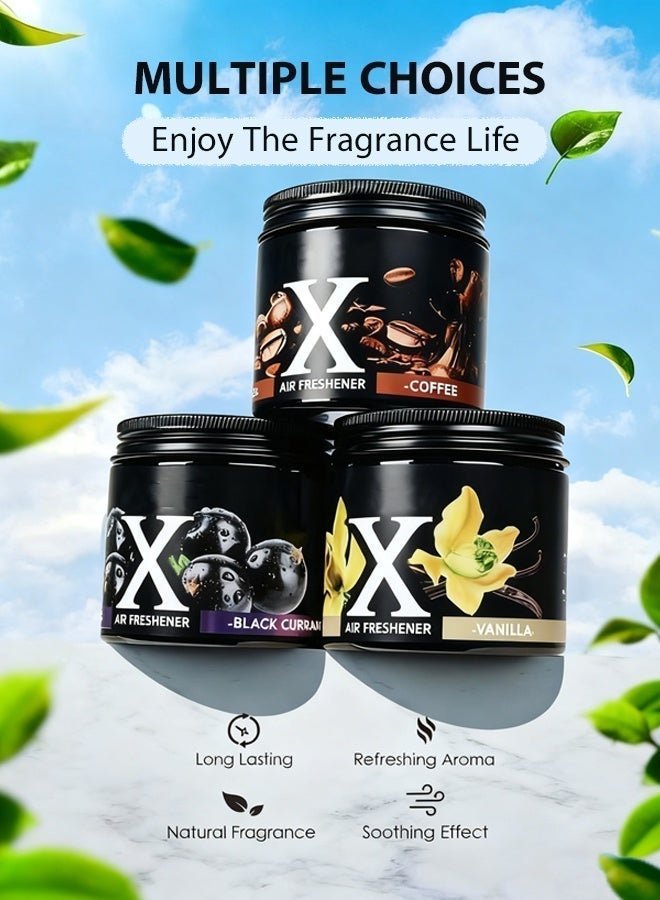 Car Air Freshener Solid Car Perfume Air Freshener, Long-lasting Diffuser, Car Aroma Diffuser, Scent Eliminator for Home Closets, Gyms, RVs,220g,Coffee - Image 4