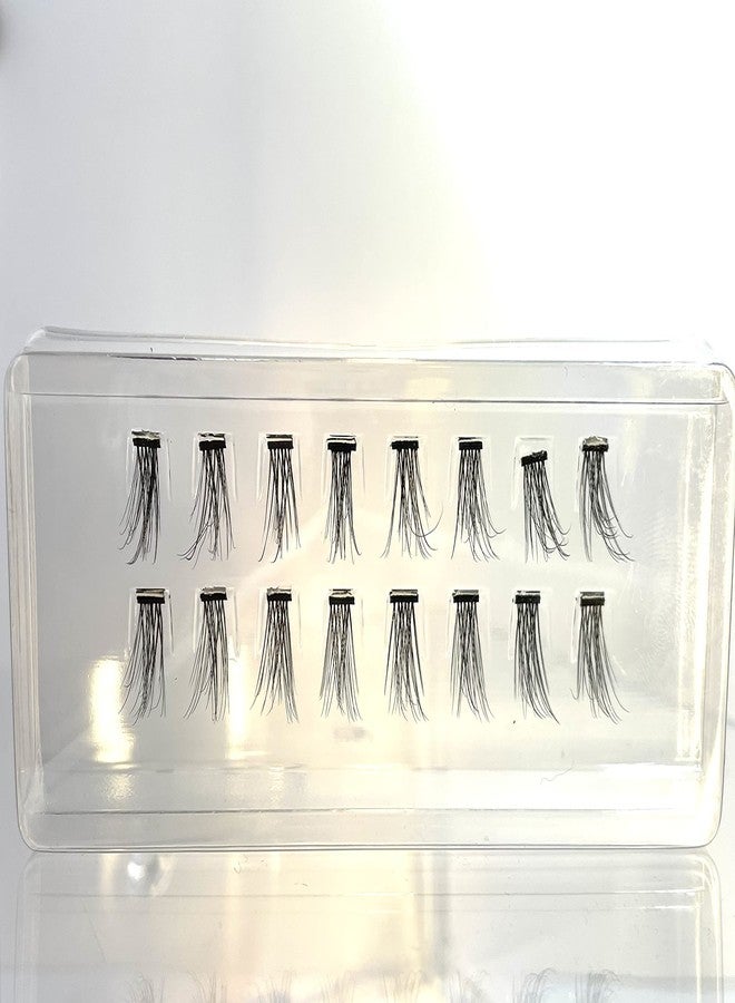 Ioni Cosmetics Faux Mink Individual Lash Extensons 3-STRAND Natural-Short, Black - Image 5