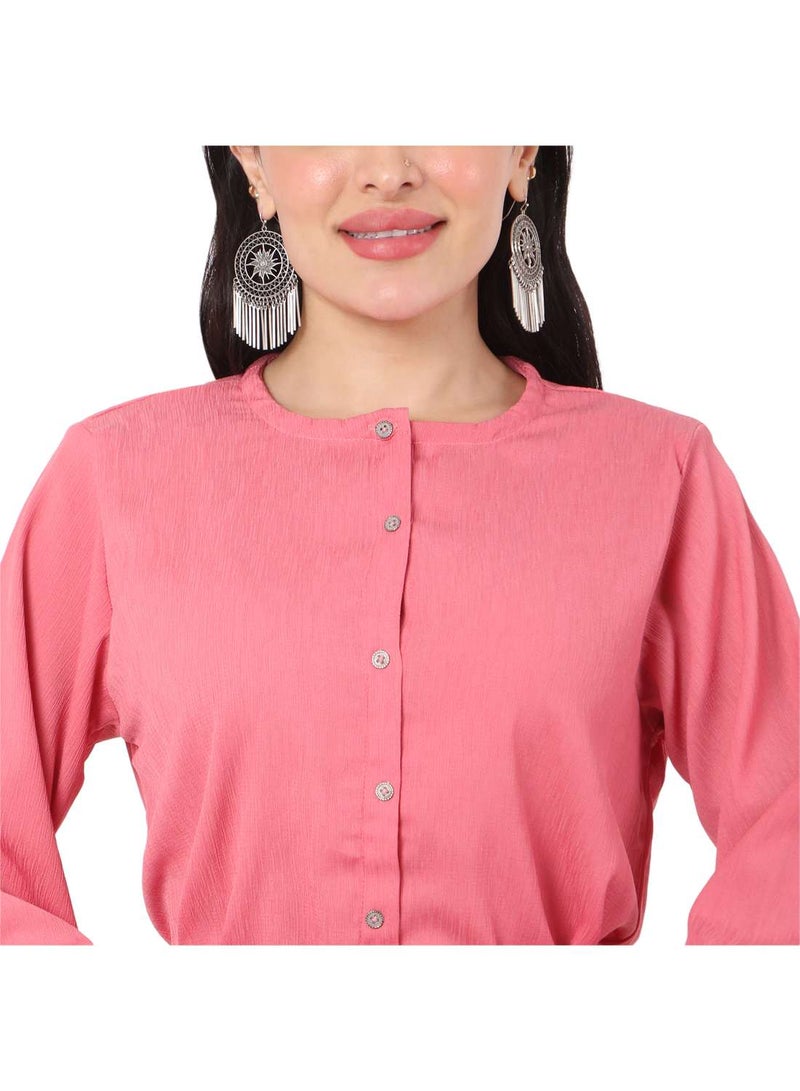 HANA & SARA MODEST TWO PIECE DRESS WITH SCARF AND BELT SOLID COLOUR ARABIC KAFTAN JALABIYA DRESS  - Image 3