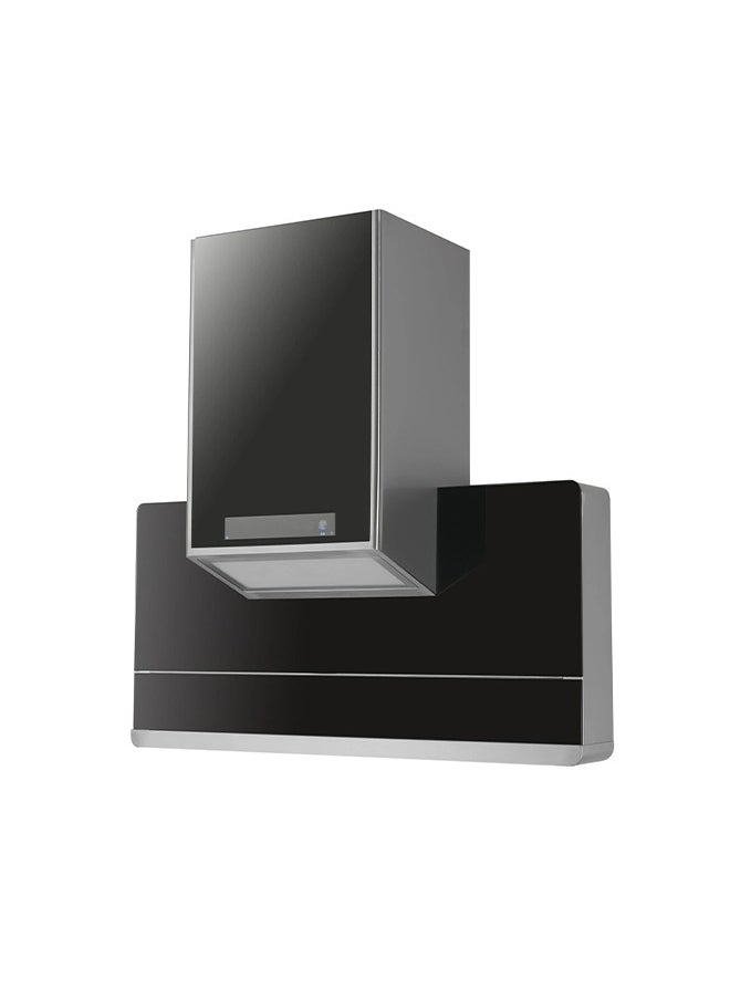 kitchen Pro - Modern Artificial Intelligence Extractor Hood - 90 CM - 1400 Suction Power - Black - AAS-9303 - Image 1