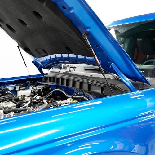 Redline Tuning نظام Redline Tuning 21-11039-02 Hood MaxLIFT Plus متوافق مع Ford Bronco 2021+ (جميع المكونات باللون الأسود - نظام تركيب بالبراغي) - Image 5