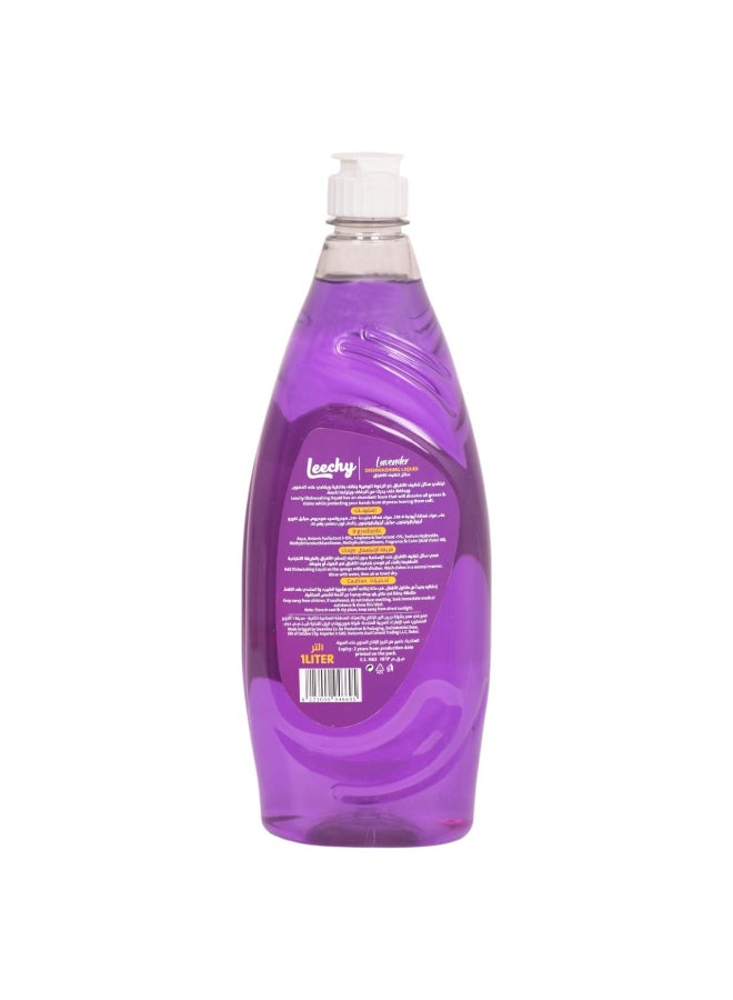Leechy Dish Wash Liquid Lavender  1L - Image 2