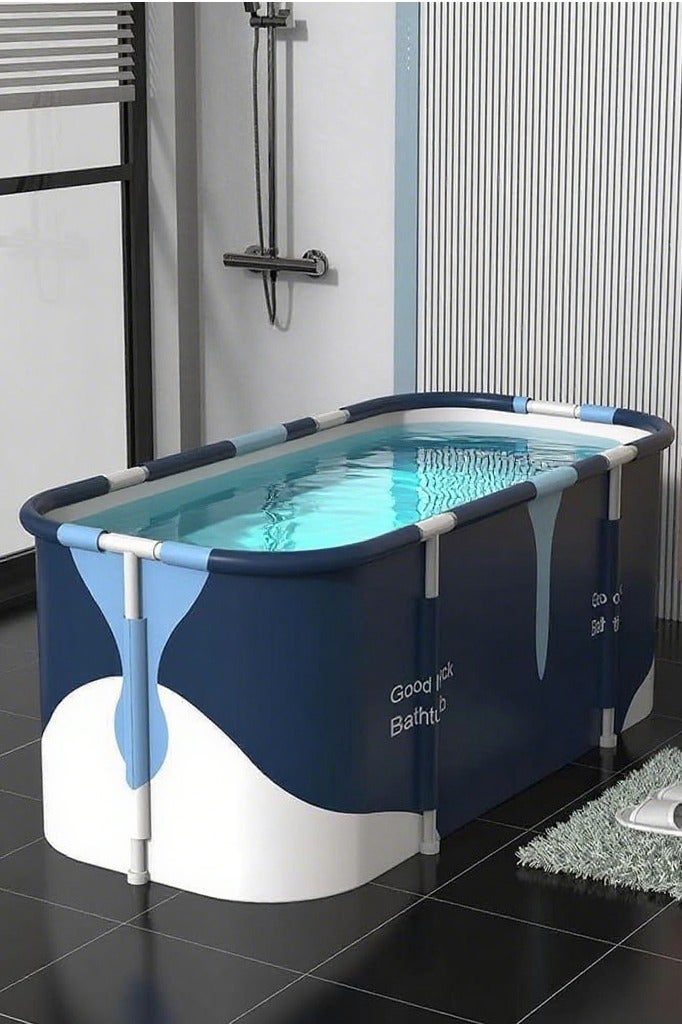 WALALLA Waterproof Large Portable Foldable Layer Bathtub and Family SPA Soaking Tub Barrel, Household Shower with Organizer Bag - Image 1