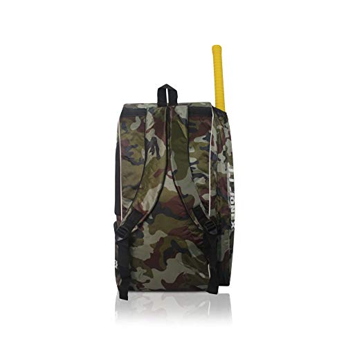 Jonex JJ Jonex Jonex Ashes Cricket Kit Bag with Shoe Compartment (Green) - Image 4