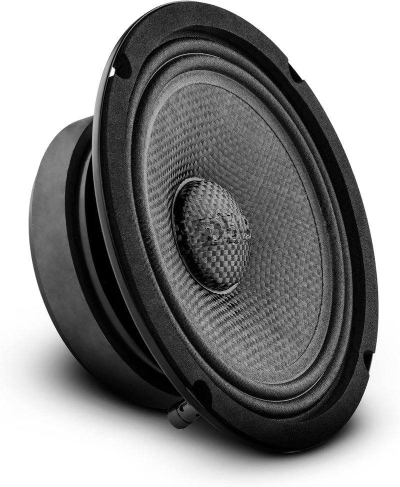 DS18 PRO-CF6.4SL 6.5" Slim Speaker - 500 Watts RMS, Carbon Fiber Cone, Water Resistant - Image 1