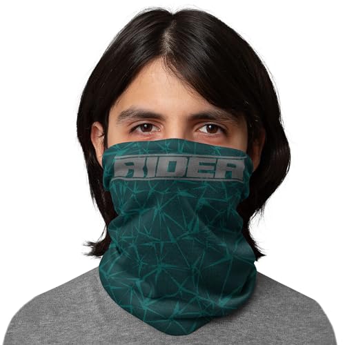 WANDERLOOMS Rider Reflective UV Protection Unisex Bandana Mask for Men & Women | Antibacterial Polygiene Neck Gaiter | Breathable Headwrap & Headscarf | Lightweight Free Size Biking - Image 1