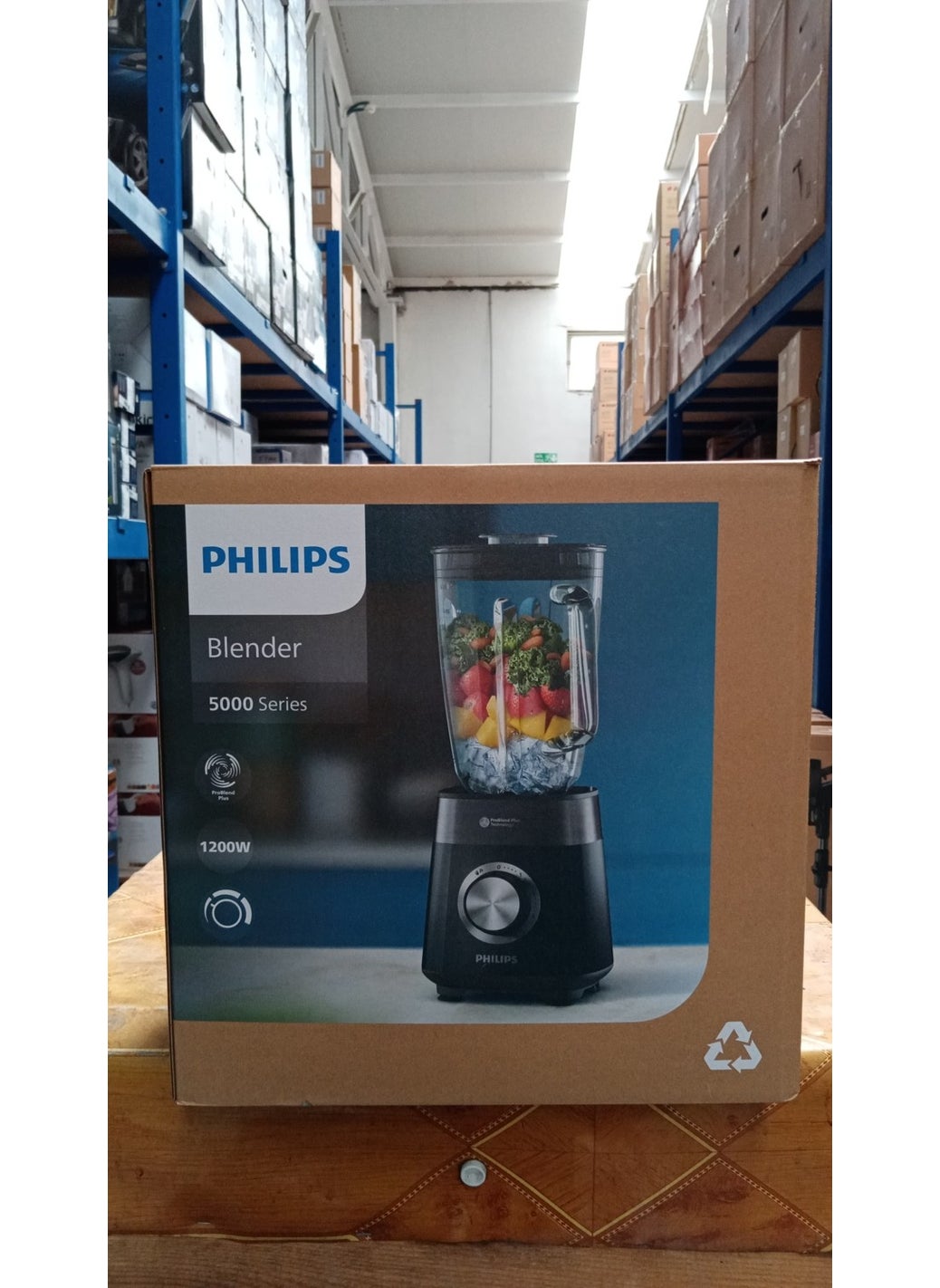 5000 Series Blender 1200 Watt, ProBlend Plus Technology, 2L Capacity Glass Jar, 3 Speeds and Pulse Feature, HomeID, HR3030/00