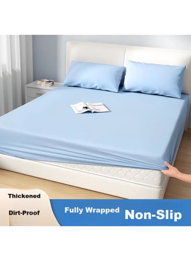 Jajalin Disposable Four-piece Travel Hotel Bedding Set With Sheets, Duvet Cover, Pillowcases, Thickened Bedding For Tourism, Double Bed Set - Image 1