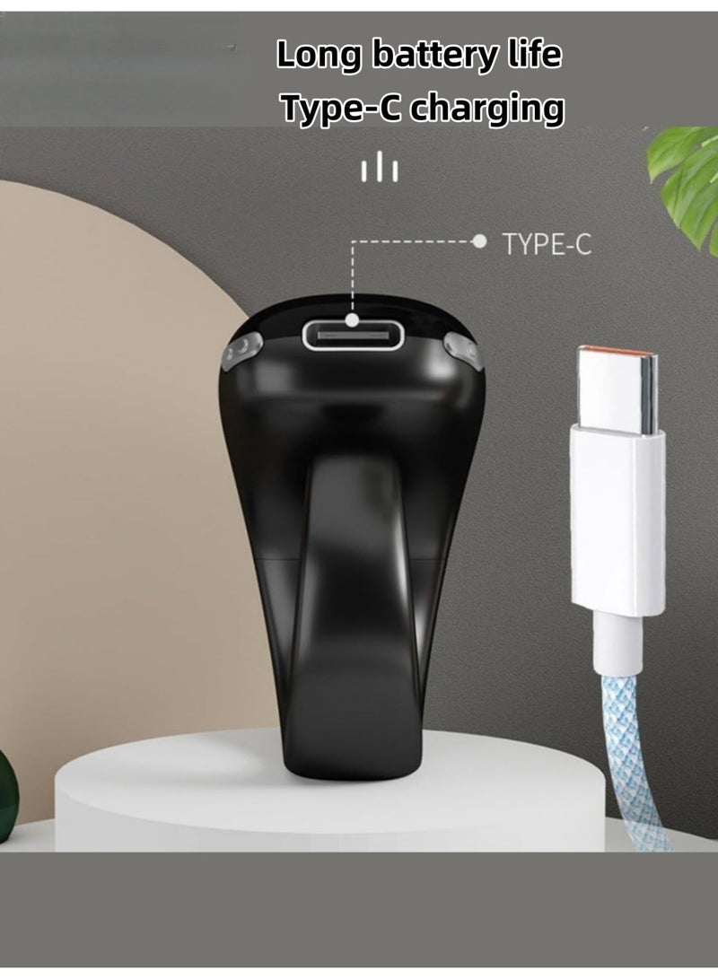 بي إس خاتم التسبيح الذكي |سبحه الكترونيه |خاتم عدّاد للأصابع بثلاثة أحجام قابلة للتعديل | عدّاد رقمي مزود بشاشة عرض وشحن عبر منفذ Type-C وتقنية بلوتوث | سبحه الكترونيه|عدّاد تسبيح خفيف الوزن، خاتم للصلاة، يعرض الوقت والتاريخ | عدّاد تسبيح للمسلمين|خاتم تسبيح. - Image 4