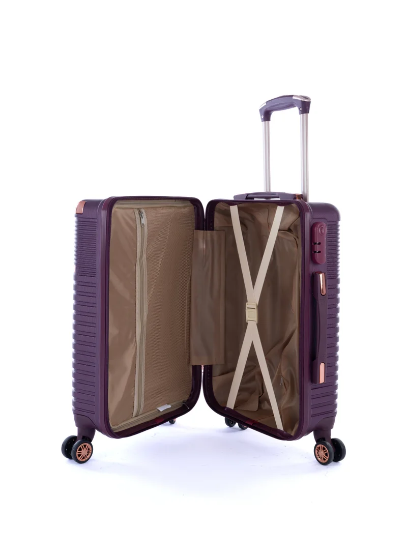 LIMRA Cabin Carry Check-In Luggage Trolley Size 20 inch maroon