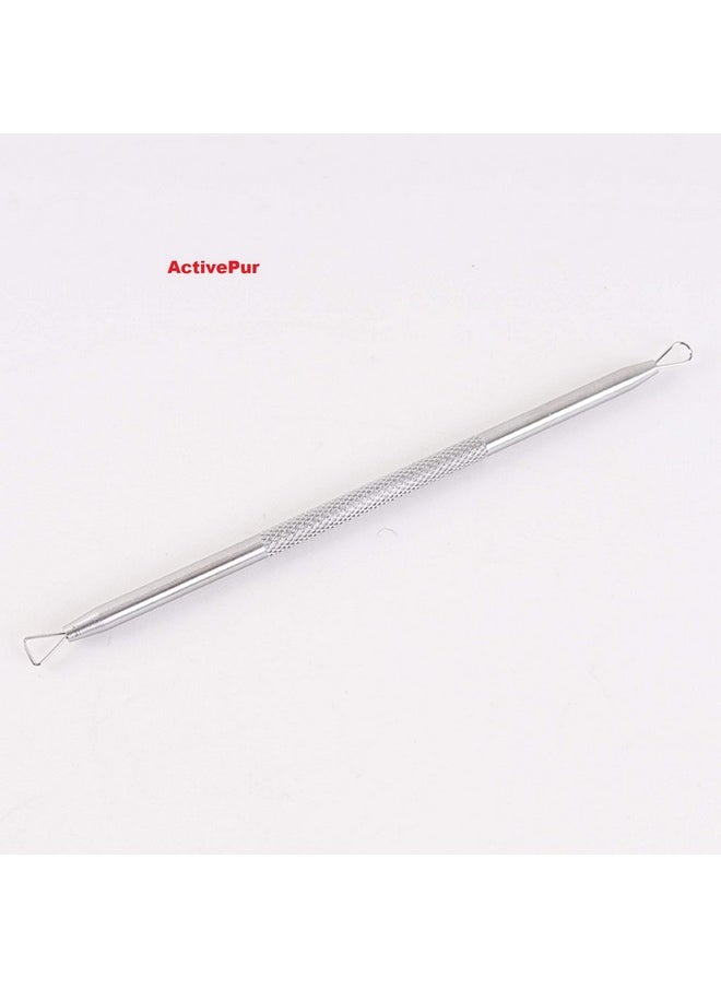 ActivePur - Blackhead Remover Pimple Comedone Extractor Tool Best Acne Removal Kit For Blemish Whitehead Popping Zit Removing For Risk Free Nose Face Skin With Metal Case5 Pieces Set. - Image 1