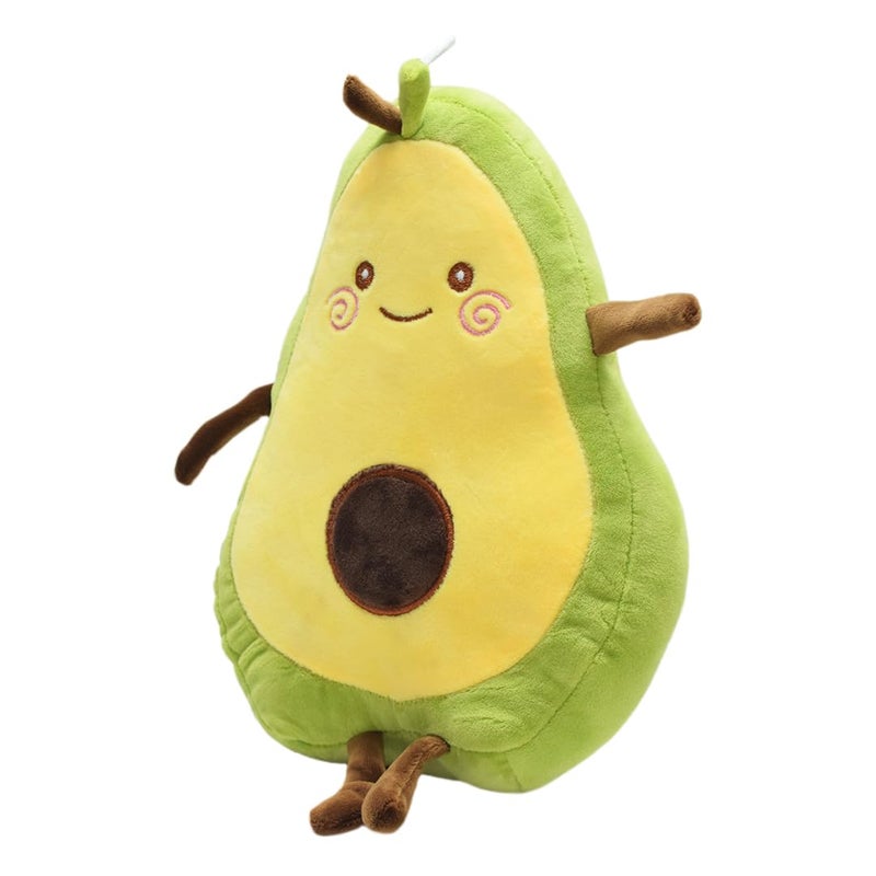Ultra 10 inch Spongy Avocado Fully Stuffed Premium Soft Plush Cushion Pillow for Kids in Green | Animal Toy | Birthday Gift | Anniversary | Christmas | Diwali | Home Décor - Image 2