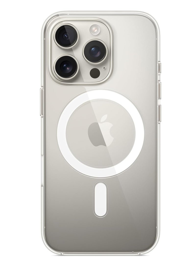 eBarakah iPhone 16 Pro Silicone Case Compatible with MagSafe | (MagU), Revolutionary iCrystal Tech Clear Cover, Miltary Grade Protection, Anti-Scratch, Camera Protective, Magnetic Ultra Slim for iPhone 16 Accessories | MagSafe Compatible iPhone Cover - Image 4