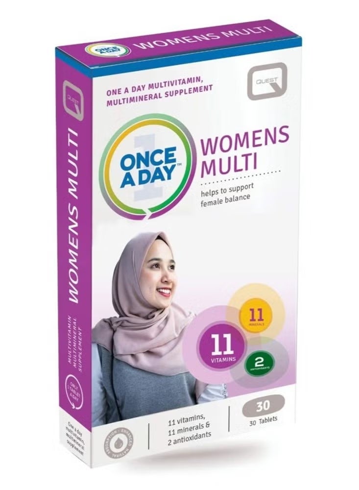 Quest Womens Once A Day Multi 30'S