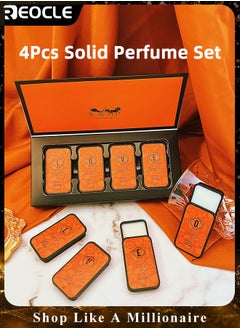 4 Pcs Solid Perfumes Alcohol Free Strong & Lasting Fragrance with 1 Men's Perfume 2 Women Perfumes 1 Neutral Perfume with Lemon Orange Strawberry Grapefruit Fragrant Gifting Pack for Men & Women - pzsku/Z1FD2054A73A41B7A0A2EZ/45/_/1727579595/79aa5b50-2835-418f-9430-34da741af3d7