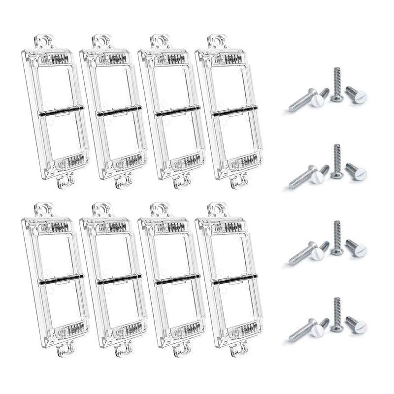 ILIVABLE Rocker Light Switch Guard, ILIVABLE Childproof Switch Plate Cover Guard Protects Your Lights from Being Accidentally Turned On or Off by Children and Adults (Clear, Pack of 8) - Image 1