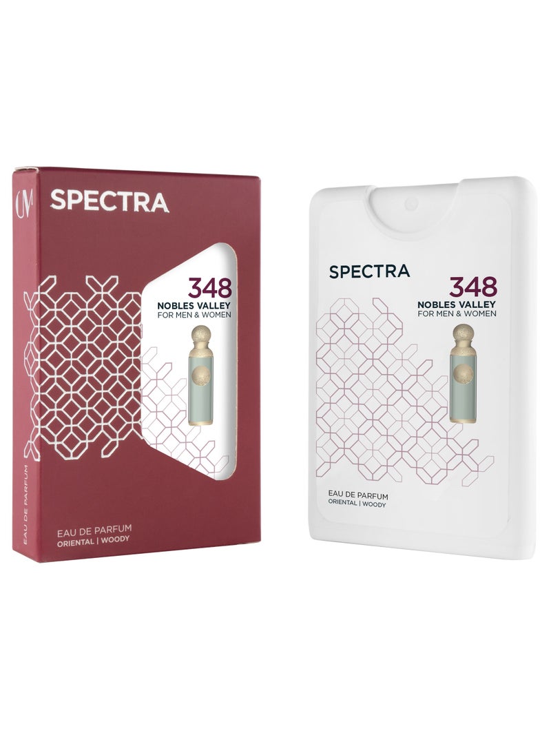 Spectra Pocket 348 Nobles Valey EDP Unisex Perfume - 18ml  - Image 1