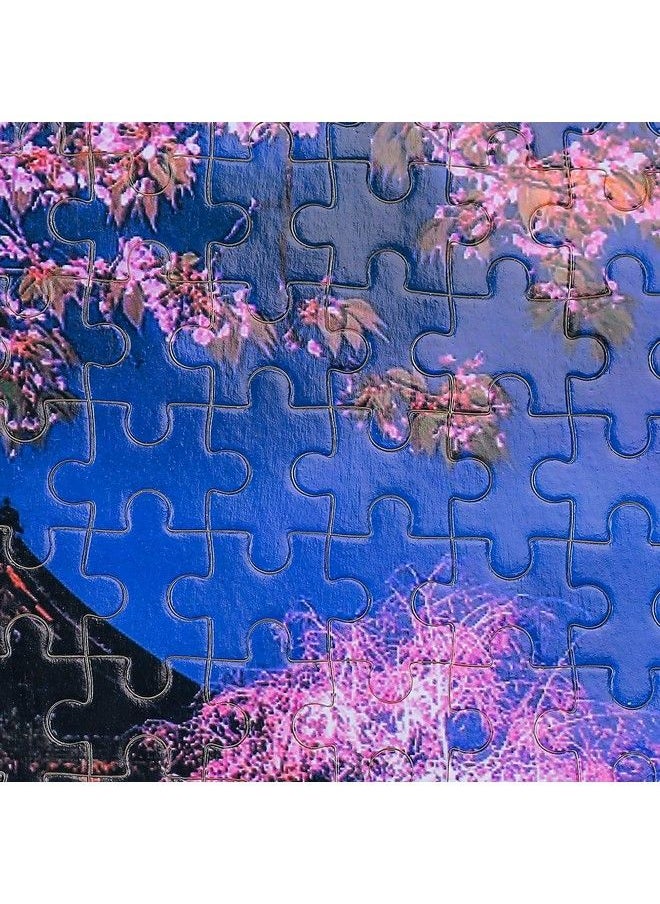 Ingooood Jigsaw Puzzles 1000 Pieces For Adult Tranquil Series Cherry Blossoms On The Lake_Ig 1168 Entertainment Wooden Puzzles Toys  - Image 4