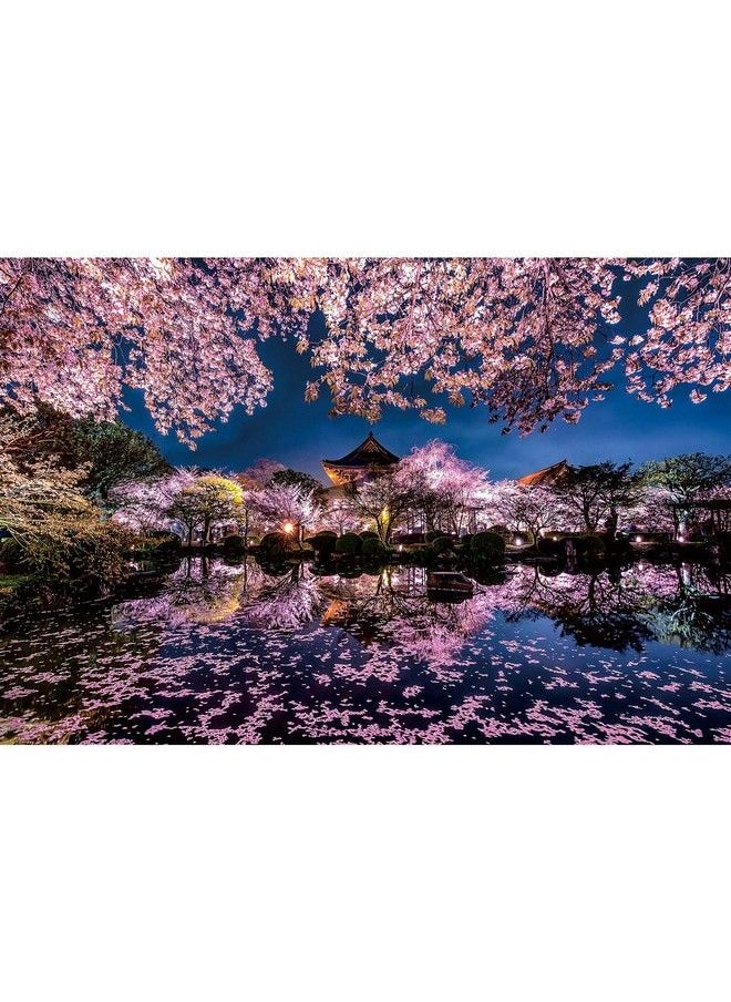 Ingooood Jigsaw Puzzles 1000 Pieces For Adult Tranquil Series Cherry Blossoms On The Lake_Ig 1168 Entertainment Wooden Puzzles Toys  - Image 2