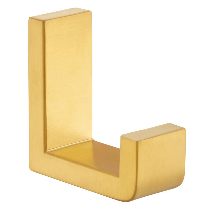 Angle Simple Towel Hook for Bathroom SUS 304 Stainless Steel Shower Wall Coat Hook Bath Robe Holder Hanger Brushed Dark Gold