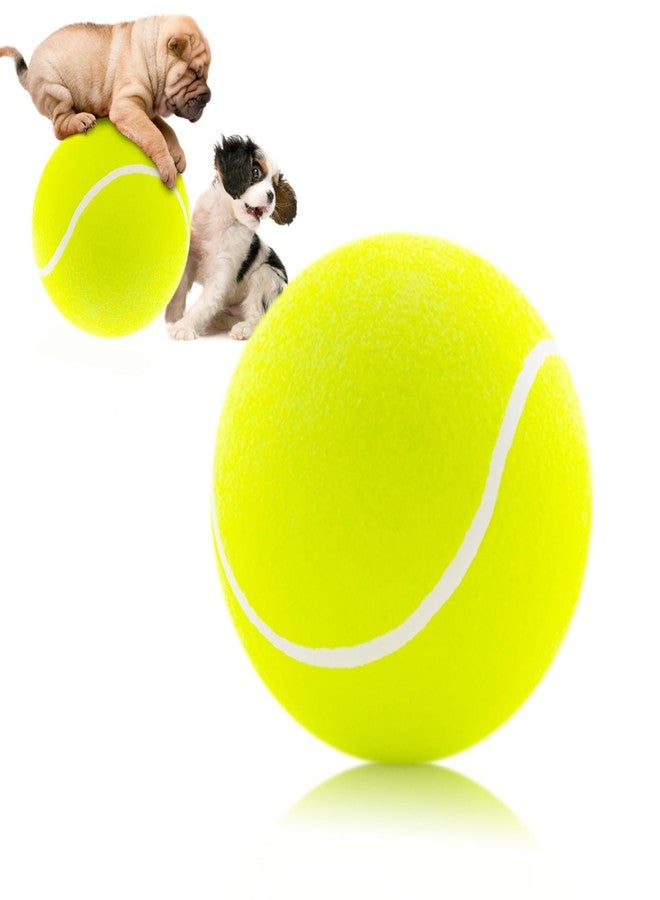 Banfeng Giant 8" Dog Tennis Ball Big Pet Toys Outdoor Sport Ball Interactive Toy for Small Medium Larger Dag(Yellow) - Image 1
