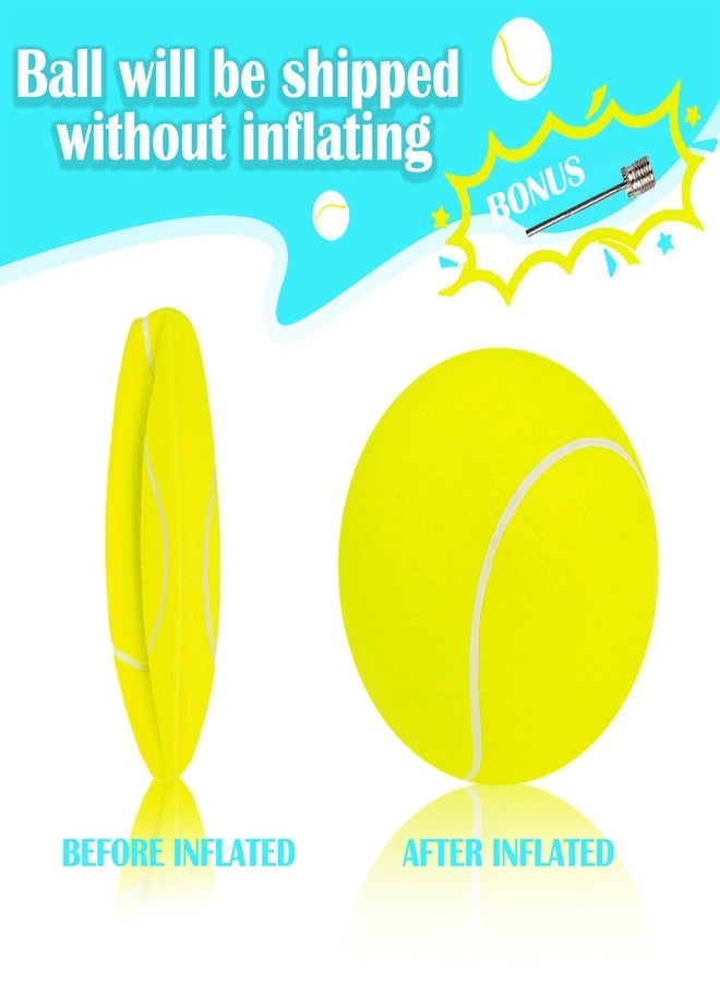 Banfeng Giant 8" Dog Tennis Ball Big Pet Toys Outdoor Sport Ball Interactive Toy for Small Medium Larger Dag(Yellow) - Image 3